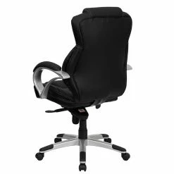 Emma+Oliver Emma And Oliver High Back Black LeatherSoft Contemporary Executive Swivel Ergonomic Office Chair -Emma+Oliver shop unnamed file 4745