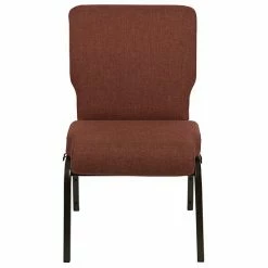 Emma+Oliver Emma And Oliver Stacking Auditorium Chair With 20.5" Seat - Cinnamon Fabric/Gold Vein Frame 3 Emma+Oliver Emma And Oliver Stacking Auditorium Chair With 20.5" Seat - Cinnamon Fabric/Gold Vein Frame -Emma+Oliver shop unnamed file 4760
