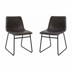 Emma+Oliver Emma And Oliver 18 Inch Indoor Dining Table Chairs, Light Brown LeatherSoft/Black Frame-Set Of 2 Lightgrayblack 17 Emma+Oliver Emma And Oliver 18 Inch Indoor Dining Table Chairs, Light Brown LeatherSoft/Black Frame-Set Of 2 Lightgrayblack -Emma+Oliver shop unnamed file 477