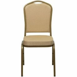 Emma+Oliver Emma And Oliver Crown Back Stacking Banquet Chair, Burgundy Fabric/Gold Vein Frame Beigepatternedfabgold 3 Emma+Oliver Emma And Oliver Crown Back Stacking Banquet Chair, Burgundy Fabric/Gold Vein Frame Beigepatternedfabgold -Emma+Oliver shop unnamed file 4786