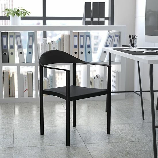 Emma+Oliver Emma and Oliver 1000 lb. Capacity Black Plastic Cafe Stack Chair Emma+Oliver Emma And Oliver 1000 Lb. Capacity Black Plastic Cafe Stack Chair -Emma+Oliver shop unnamed file 4858