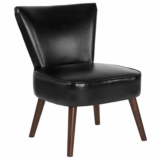 Emma+Oliver Emma and Oliver Black LeatherSoft Retro Chair Emma+Oliver Emma And Oliver Black LeatherSoft Retro Chair -Emma+Oliver shop unnamed file 4873