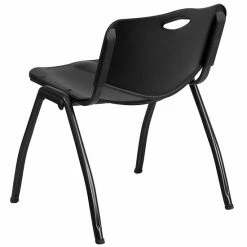Emma+Oliver Emma And Oliver 880 Lb. Capacity Black Plastic Stack Office Side Chair -Emma+Oliver shop unnamed file 4893