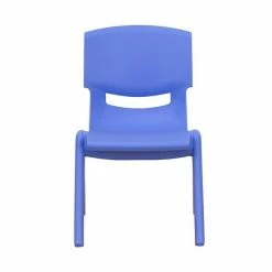 Emma+Oliver Emma And Oliver 2 Pack Blue Plastic Stackable School Chair With 10.5"H Seat, Preschool Chair Natural -Emma+Oliver shop unnamed file 4902