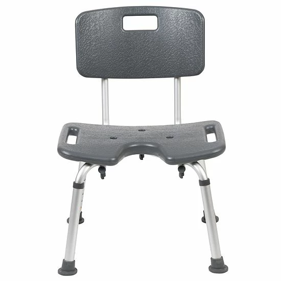 Emma+Oliver Emma and Oliver Tool-Free 300 Lb. Capacity, U-Shaped Adjustable Gray Bath & Shower Chair Emma+Oliver Emma And Oliver Tool-Free 300 Lb. Capacity, U-Shaped Adjustable Gray Bath & Shower Chair -Emma+Oliver shop unnamed file 5009