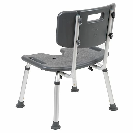 Emma+Oliver Emma and Oliver Tool-Free 300 Lb. Capacity, U-Shaped Adjustable Gray Bath & Shower Chair Emma+Oliver Emma And Oliver Tool-Free 300 Lb. Capacity, U-Shaped Adjustable Gray Bath & Shower Chair -Emma+Oliver shop unnamed file 5010