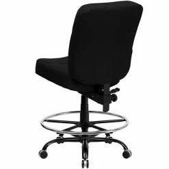 Emma+Oliver Emma And Oliver 400 Lb. Big & Tall High Back Black Fabric Rectangle Back Ergonomic Draft Chair Black Leathersoft 2 Emma+Oliver Emma And Oliver 400 Lb. Big & Tall High Back Black Fabric Rectangle Back Ergonomic Draft Chair Black Leathersoft -Emma+Oliver shop unnamed file 5018