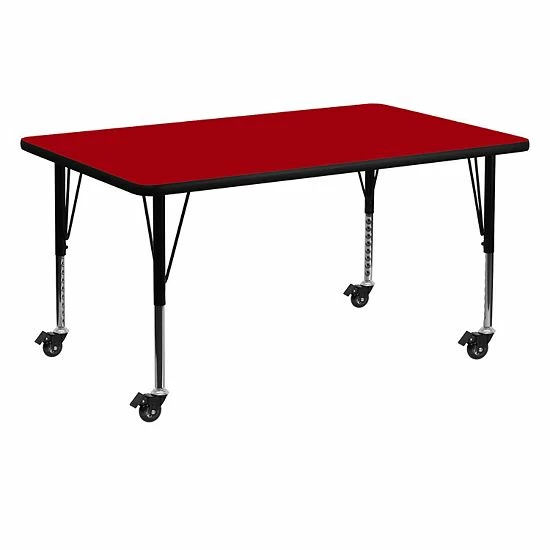 Emma+Oliver Emma and Oliver Mobile 30x60 Red Thermal Laminate Preschool Activity Table Emma+Oliver Emma And Oliver Mobile 30x60 Red Thermal Laminate Preschool Activity Table -Emma+Oliver shop unnamed file 5035
