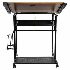 Emma+Oliver Emma And Oliver Adjustable Drawing And Drafting Table With Dual Wheel Casters -Emma+Oliver shop unnamed file 5045