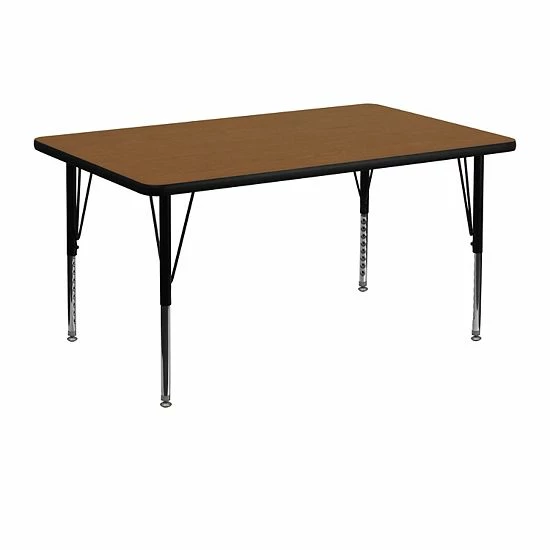 Emma+Oliver Emma and Oliver 30x48 Grey HP Laminate Preschool Activity Table Oak Emma+Oliver Emma And Oliver 30x48 Grey HP Laminate Preschool Activity Table Oak -Emma+Oliver shop unnamed file 5052