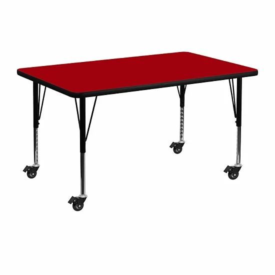 Emma+Oliver Emma and Oliver Mobile 30x48 Grey Thermal Laminate Preschool Activity Table Red Emma+Oliver Emma And Oliver Mobile 30x48 Grey Thermal Laminate Preschool Activity Table Red -Emma+Oliver shop unnamed file 5056