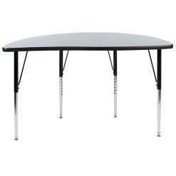 Emma+Oliver Emma And Oliver 47.5" Half Circle Wave Flexible Collaborative Grey Adjustable Height Activity Table 8 Emma+Oliver Emma And Oliver 47.5" Half Circle Wave Flexible Collaborative Grey Adjustable Height Activity Table -Emma+Oliver shop unnamed file 5069