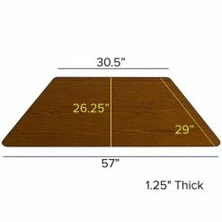 Emma+Oliver Emma And Oliver Mobile Trapezoid Oak HP Laminate Preschool Activity Table Gray 7 Emma+Oliver Emma And Oliver Mobile Trapezoid Oak HP Laminate Preschool Activity Table Gray -Emma+Oliver shop unnamed file 5073