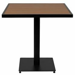 Emma+Oliver Emma And Oliver Outdoor Faux Teak Dining Table With Poly Slats - Square Patio Table 3 Emma+Oliver Emma And Oliver Outdoor Faux Teak Dining Table With Poly Slats - Square Patio Table -Emma+Oliver shop unnamed file 5149