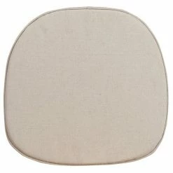 Emma+Oliver Emma And Oliver Cross Back Barstool Burlap Cushion