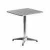 Emma+Oliver Emma And Oliver 23.5" Square Aluminum Indoor-Outdoor Table