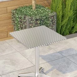 Emma+Oliver Emma And Oliver 23.5" Square Aluminum Indoor-Outdoor Table 2 Emma+Oliver Emma And Oliver 23.5" Square Aluminum Indoor-Outdoor Table -Emma+Oliver shop unnamed file 5173