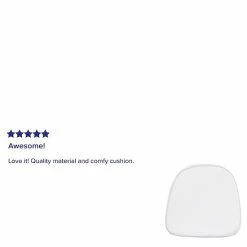 Emma+Oliver Emma And Oliver Indoor Kids Soft White Fabric Chiavari/Dining Chair Cushion -Emma+Oliver shop unnamed file 5250