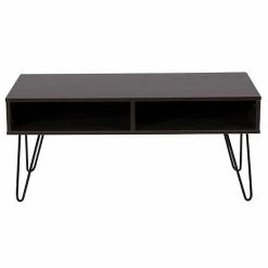 Emma+Oliver Emma And Oliver Driftwood Wood Grain Finish TV Stand With Black Metal Legs -Emma+Oliver shop unnamed file 5268