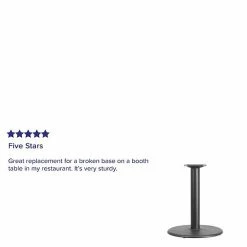 Emma+Oliver Emma And Oliver 24" Round Cast Iron Table Base With 4" Dia. Column 2 Emma+Oliver Emma And Oliver 24" Round Cast Iron Table Base With 4" Dia. Column -Emma+Oliver shop unnamed file 5293