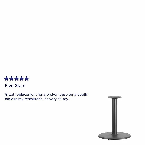 Emma+Oliver Emma and Oliver 24" Round Cast Iron Table Base with 4" Dia. Column Emma+Oliver Emma And Oliver 24" Round Cast Iron Table Base With 4" Dia. Column -Emma+Oliver shop unnamed file 5293