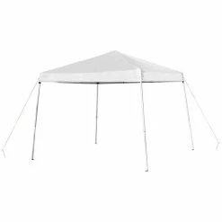 Emma+Oliver Emma And Oliver Tamar White 8'x8' Weather Resistant, UV Coated Pop Up Canopy Tent With Reinforced Corners, Height Adjustable Frame And Carry Bag -Emma+Oliver shop unnamed file 5335
