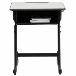 Emma+Oliver Emma And Oliver Grey Student Desk With Adjustable Height Black Pedestal Frame 2 Emma+Oliver Emma And Oliver Grey Student Desk With Adjustable Height Black Pedestal Frame -Emma+Oliver shop unnamed file 5354