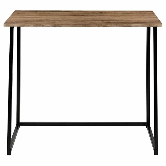 Emma+Oliver Emma And Oliver Small 36" Rustic Natural Home Office Folding Computer Desk - Laptop Desk 5 Emma+Oliver Emma And Oliver Small 36" Rustic Natural Home Office Folding Computer Desk - Laptop Desk - Image 5