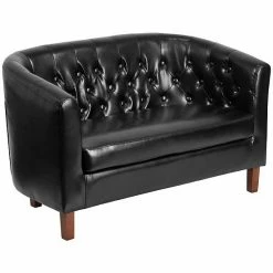 Emma+Oliver Emma And Oliver Black LeatherSoft Tufted Loveseat 3 Emma+Oliver Emma And Oliver Black LeatherSoft Tufted Loveseat -Emma+Oliver shop unnamed file 5466