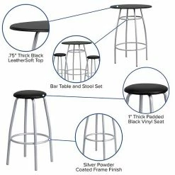 Emma+Oliver Emma And Oliver Bar Height Table Set With Padded Stools 7 Emma+Oliver Emma And Oliver Bar Height Table Set With Padded Stools -Emma+Oliver shop unnamed file 5552