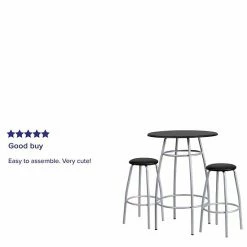 Emma+Oliver Emma And Oliver Bar Height Table Set With Padded Stools 9 Emma+Oliver Emma And Oliver Bar Height Table Set With Padded Stools -Emma+Oliver shop unnamed file 5554
