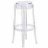 Emma+Oliver Emma And Oliver 29.75"H Transparent Barstool