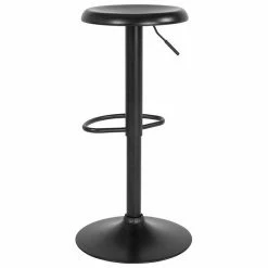 Emma+Oliver Emma And Oliver Adjustable Height Retro Barstool In Black Finish Rose Gold -Emma+Oliver shop unnamed file 5877