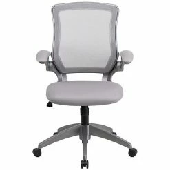 Emma+Oliver Emma And Oliver Mid-Back Gray Mesh Swivel Ergonomic Task Office Chair With Gray Frame 3 Emma+Oliver Emma And Oliver Mid-Back Gray Mesh Swivel Ergonomic Task Office Chair With Gray Frame -Emma+Oliver shop unnamed file 588