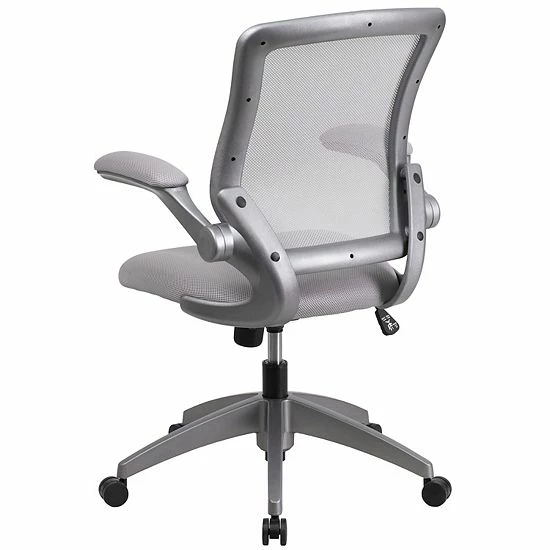 Emma+Oliver Emma and Oliver Mid-Back Gray Mesh Swivel Ergonomic Task Office Chair with Gray Frame Emma+Oliver Emma And Oliver Mid-Back Gray Mesh Swivel Ergonomic Task Office Chair With Gray Frame -Emma+Oliver shop unnamed file 589
