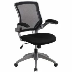 Emma+Oliver Emma And Oliver Mid-Back Gray Mesh Swivel Ergonomic Task Office Chair With Gray Frame 5 Emma+Oliver Emma And Oliver Mid-Back Gray Mesh Swivel Ergonomic Task Office Chair With Gray Frame -Emma+Oliver shop unnamed file 590