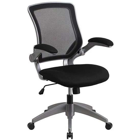 Emma+Oliver Emma and Oliver Mid-Back Gray Mesh Swivel Ergonomic Task Office Chair with Gray Frame Emma+Oliver Emma And Oliver Mid-Back Gray Mesh Swivel Ergonomic Task Office Chair With Gray Frame -Emma+Oliver shop unnamed file 590