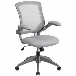 Emma+Oliver Emma And Oliver Mid-Back Gray Mesh Swivel Ergonomic Task Office Chair With Gray Frame 6 Emma+Oliver Emma And Oliver Mid-Back Gray Mesh Swivel Ergonomic Task Office Chair With Gray Frame -Emma+Oliver shop unnamed file 591