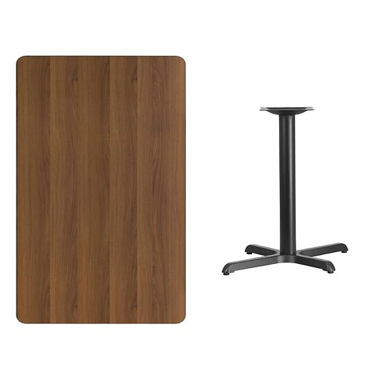 Emma+Oliver Emma and Oliver 30"x48" Natural Laminate Bar Table Top-23.5"x29.5" Base Mahogany Emma+Oliver Emma And Oliver 30"x48" Natural Laminate Bar Table Top-23.5"x29.5" Base Mahogany -Emma+Oliver shop unnamed file 5998
