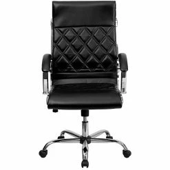 Emma+Oliver Emma And Oliver High Back Quilted White LeatherSoft Swivel Office Chair With Arms Black 8 Emma+Oliver Emma And Oliver High Back Quilted White LeatherSoft Swivel Office Chair With Arms Black -Emma+Oliver shop unnamed file 6007