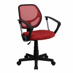 Emma+Oliver Emma And Oliver Low Back Black Mesh Swivel Curved Square Back Task Office Chair, Arms 7 Emma+Oliver Emma And Oliver Low Back Black Mesh Swivel Curved Square Back Task Office Chair, Arms -Emma+Oliver shop unnamed file 602