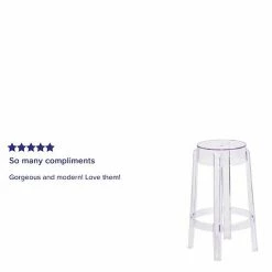 Emma+Oliver Emma And Oliver 25.75"H Transparent Counter Height Stool -Emma+Oliver shop unnamed file 6039