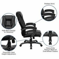 Emma+Oliver Emma And Oliver High Back Black LeatherSoft Layered Ergonomic Office Chair With Smoke Metal Base 6 Emma+Oliver Emma And Oliver High Back Black LeatherSoft Layered Ergonomic Office Chair With Smoke Metal Base -Emma+Oliver shop unnamed file 6049