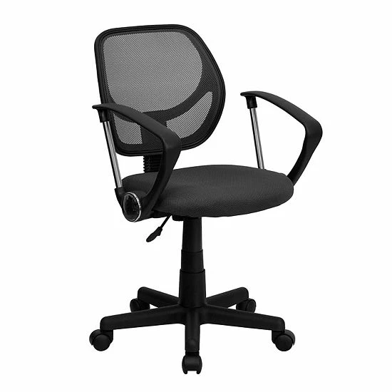 Emma+Oliver Emma and Oliver Low Back Black Mesh Swivel Curved Square Back Task Office Chair, Arms Emma+Oliver Emma And Oliver Low Back Black Mesh Swivel Curved Square Back Task Office Chair, Arms -Emma+Oliver shop unnamed file 605