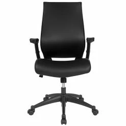 Emma+Oliver Emma And Oliver High Back Black LeatherSoft Executive Molded Foam Seat Swivel Office Chair -Emma+Oliver shop unnamed file 6084