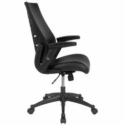 Emma+Oliver Emma And Oliver High Back Black LeatherSoft Executive Molded Foam Seat Swivel Office Chair -Emma+Oliver shop unnamed file 6086
