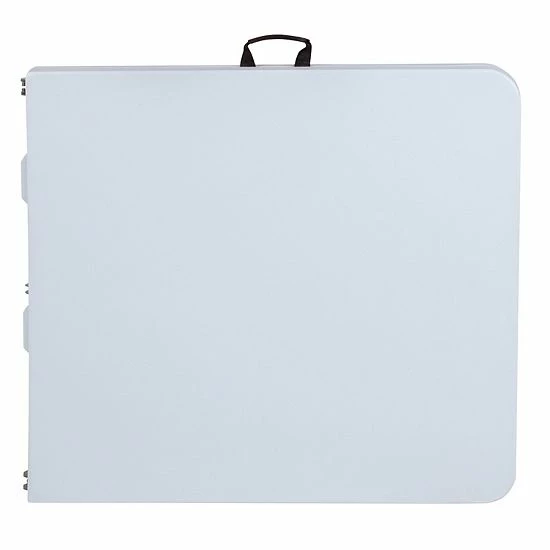 Emma+Oliver Emma and Oliver 4.97-Foot Bi-Fold Granite White Plastic Folding Table with Handle - Event Table Emma+Oliver Emma And Oliver 4.97-Foot Bi-Fold Granite White Plastic Folding Table With Handle - Event Table -Emma+Oliver shop unnamed file 611