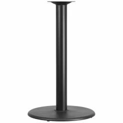 Emma+Oliver Emma And Oliver 24" Round Cast Iron Bar Table Base With 4" Dia. Column