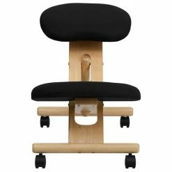 Emma+Oliver Emma And Oliver Mobile Wooden Ergonomic Kneeling Office Chair In Black Fabric 8 Emma+Oliver Emma And Oliver Mobile Wooden Ergonomic Kneeling Office Chair In Black Fabric -Emma+Oliver shop unnamed file 622