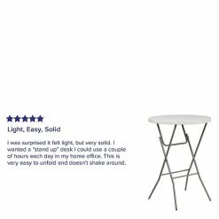 Emma+Oliver Emma And Oliver 2.63-Foot Round Granite White Plastic Bar Height Folding Event Table 4 Emma+Oliver Emma And Oliver 2.63-Foot Round Granite White Plastic Bar Height Folding Event Table -Emma+Oliver shop unnamed file 6240